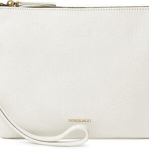 Lambskin Leather Wristlet Clutch Purse for Women Soft Designer Slim Cell Phone P